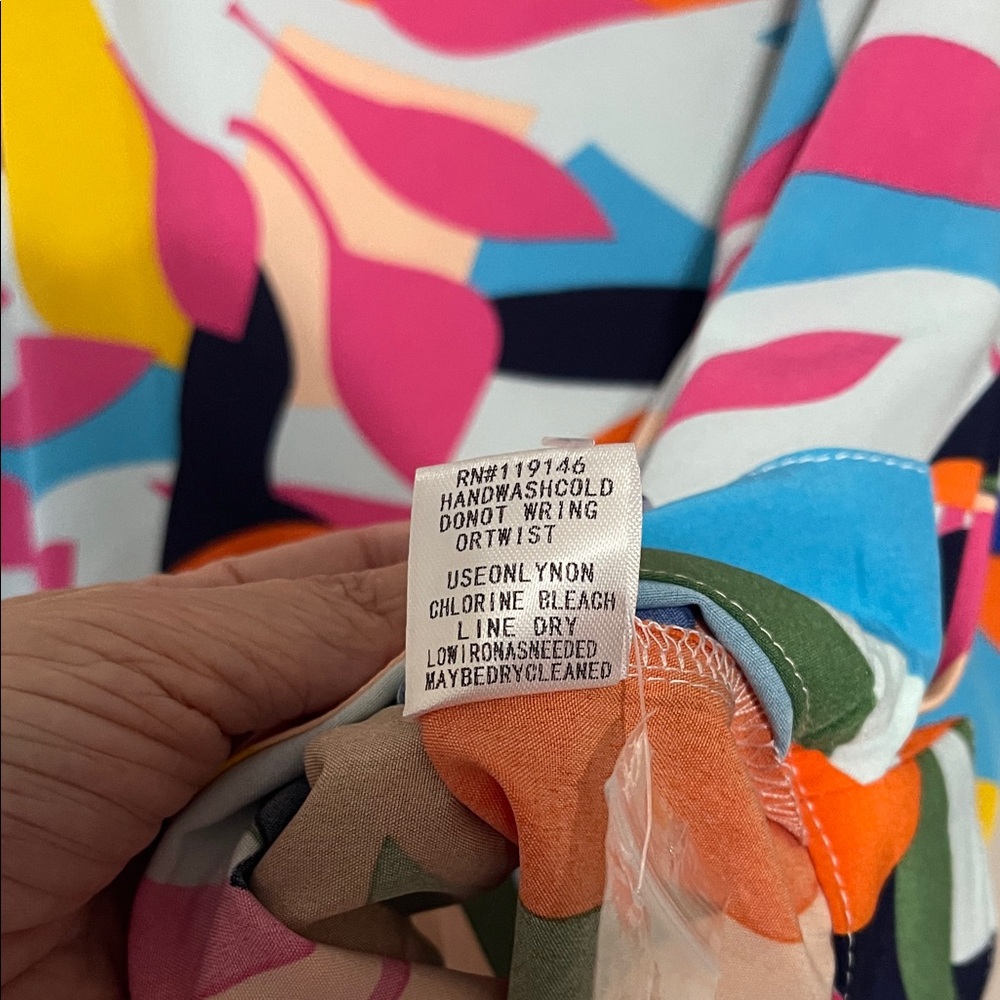JODIFL Multicolor Abstract Patterned Dress - Picture 5 of 6